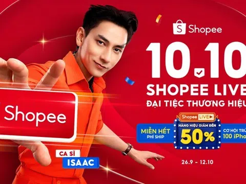 Khám phá hàng loạt ưu đãi hấp dẫn cùng không gian giải trí độc đáo tại 10.10 Shopee Live Đại Tiệc Thương Hiệu