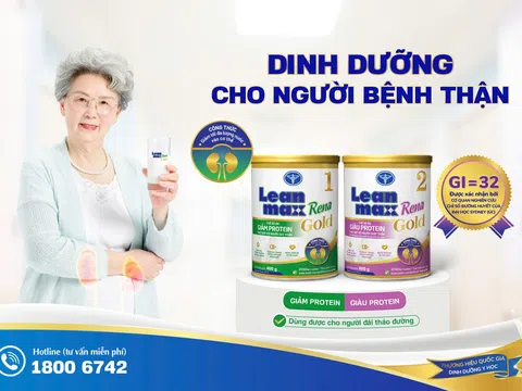 Chế độ dinh dưỡng tối ưu cho người bệnh thận và giải pháp từ Leanmax Rena Gold 1 và 2