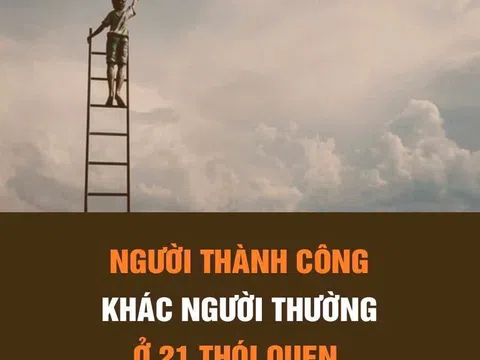 21 thói quen giúp người thành công khác biệt