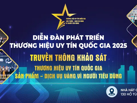Diễn đàn Phát triển Thương hiệu Uy tín Quốc gia 2025 và Lễ Công bố Thương hiệu Uy tín Quốc gia 2025