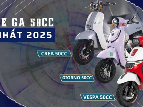 Cập nhật bảng giá xe ga 50cc mới nhất 2025 tại thị trường Việt Nam