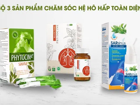 Chăm sóc và bảo vệ hệ hô hấp khỏe mạnh với bộ 3 sản phẩm mang thương hiệu Phytocine