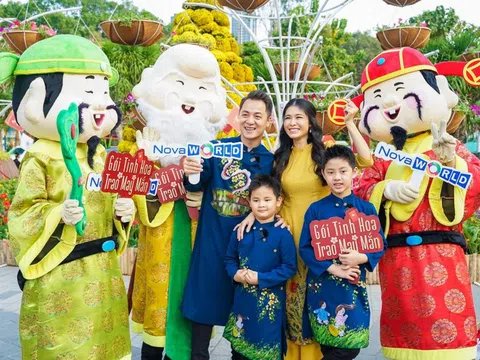 Anh Khôi - Thủy Anh: "Hội Hoa Xuân tại Novaland Gallery mang lại cảm giác của sự đầm ấm, đầy đủ
