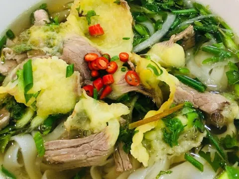 Độc đáo món Phở Gánh xứ Thanh