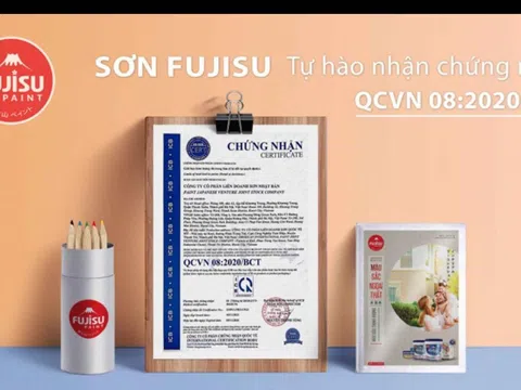 Khẳng định chất lượng Sơn Fujisu - Doanh nghiệp tiên phong đạt chứng Nhận Hợp Quy Quốc Gia về hàm lượng chì trong sơn