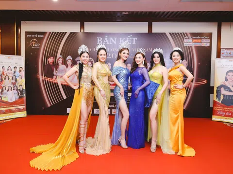 Màn chào sân gây sốt của dàn giám khảo vòng bán kết Hoa hậu Thương hiệu Việt Nam 2022