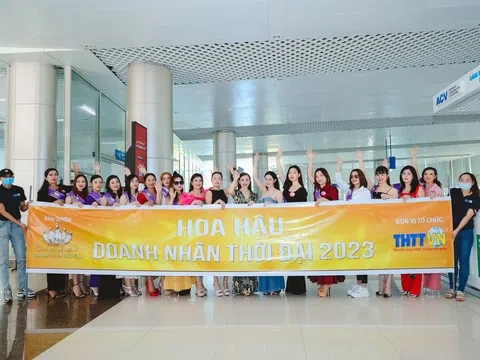 Dàn thí sinh Hoa hậu Doanh nhân Thời đại 2023 được chào đón nồng hậu tại Đà Lạt