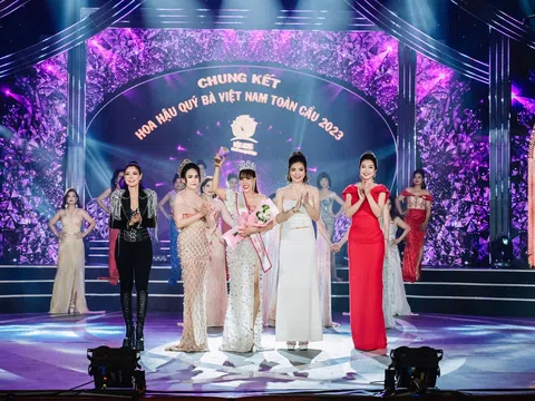 Doanh nhân Nguyễn Thị Hằng đăng quang Á hậu 2 cuộc thi Hoa hậu Quý bà Việt Nam Toàn cầu 2023
