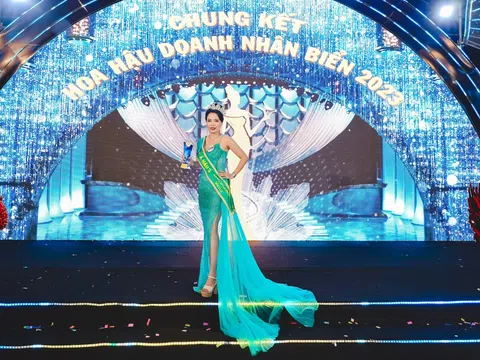 Doanh nhân Nguyễn Thị Kim Liên chính thức trở thành Á hậu 3 Hoa hậu Doanh nhân Biển 2023