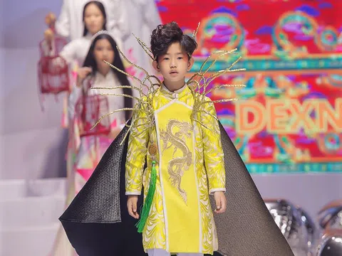 Model kid Minh Triết kết màn chuyên nghiệp cho bộ sưu tập "Ấn tượng Châu Á"