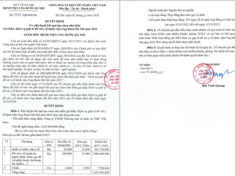 Nghi vấn gian lận hồ sơ, Công ty TMC Việt Nam vẫn trúng thầu tại bệnh viện Răng Hàm Mặt Trung ương