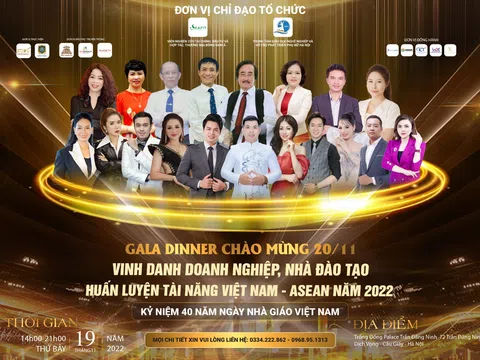 Vinh danh doanh nghiệp, nhà đào tạo, huấn luyện tài năng Việt Nam – ASEAN năm 2022 lần thứ nhất