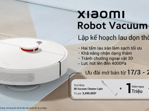 Xiaomi ra mắt loạt robot hút bụi cao cấp thế hệ mới nâng tầm chuẩn sống thông minh của người Việt