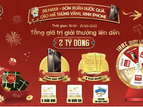 Chương Trình "ĐÓN XUÂN RƯỚC QUÀ, 100% CÀO LÀ TRÚNG" - Mùa Tết Vui Vẻ, Rực Rỡ Quà Tặng Cùng Dr.Maya