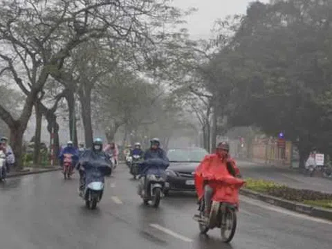 Bắc Bộ rét về đêm và sáng, Trung Bộ có mưa rào, Nam Bộ ngày nắng, đêm có mưa rào vài nơi