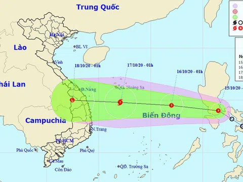 Áp thấp nhiệt đới khả năng mạnh thành bão sắp vào Biển Đông