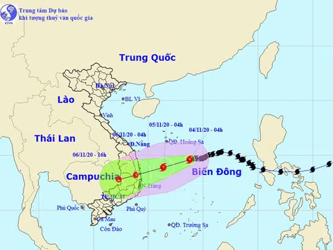 Bão số 10 di chuyển theo hướng Tây Tây Nam, giật cấp 11, Bắc Bộ trời lạnh, Tây Nguyên - Nam Bộ mưa dông vài nơi