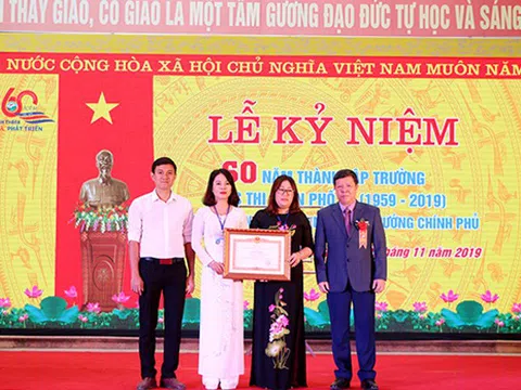 Kỷ niệm 60 năm thành lập Trường THCS thị trấn Phố Lu