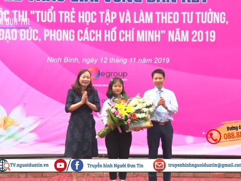 Trao giải bán kết Cuộc thi “Tuổi trẻ học tập và làm theo Bác" năm 2019