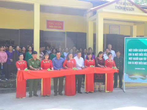 Khai trương thư viện thôn Như Sơn - Thư viện thôn đầu tiên của Vĩnh Phúc
