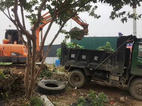 Vĩnh Phúc: Vĩnh Tường xử lý vi phạm Luật Đất đai ở thị trấn Thổ Tang