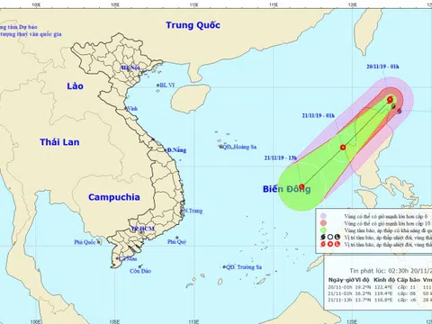 Bão Kalmaegi vào Biển Đông suy yếu nhanh, Bắc Bộ sáng và đêm trời rét, Trung Bộ - Nam Bộ mưa dông vài nơi