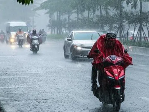 Miền Trung mưa lớn diện rộng, Tây Nguyên - Nam Bộ mưa dông vào nơi, Bắc Bộ sáng sớm và đêm trời lạnh,