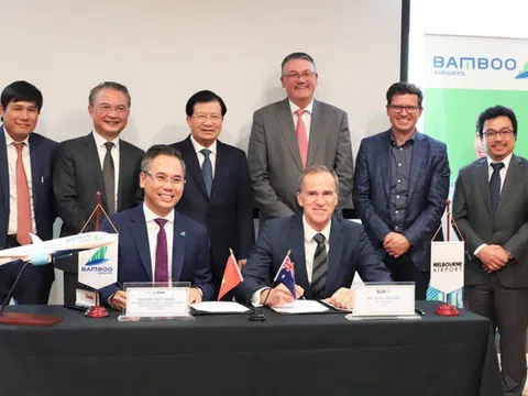 Bamboo Airways hợp tác cùng sân bay Melbourne xúc tiến đường bay thẳng Việt Nam – Úc