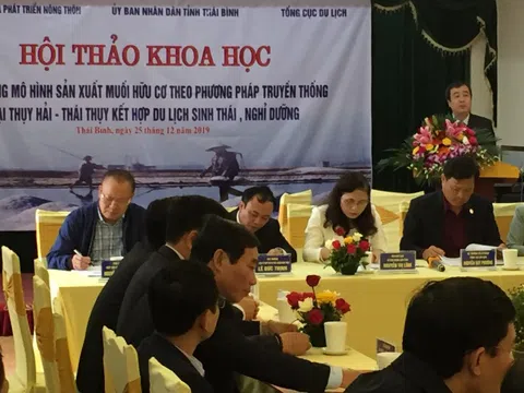 Thái Bình: Xây dựng mô hình sản xuất muối hữu cơ truyền thồng kết hợp sinh thái nghỉ dưỡng