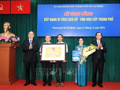 TPHCM: Thêm 5 công trình được công nhận di tích kiến trúc nghệ thuật cấp thành phố