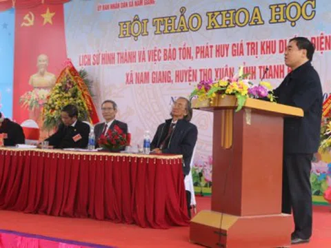 Thanh Hoá: Hội thảo khoa học Lịch sử hình thành và việc bảo tồn, phát huy giá trị khu di tích Điện Càn Long