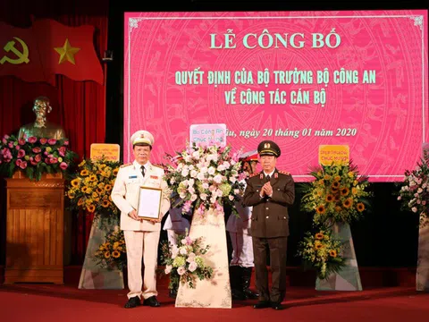 Công bố quyết định bổ nhiệm Giám đốc Công an tỉnh Lai Châu