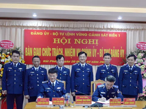Bổ nhiệm tân Chính ủy, Bí thư Đảng ủy Vùng Cảnh sát biển 1