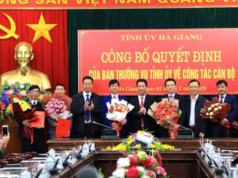 Hà Giang điều động, bổ nhiệm nhiều cán bộ chủ chốt