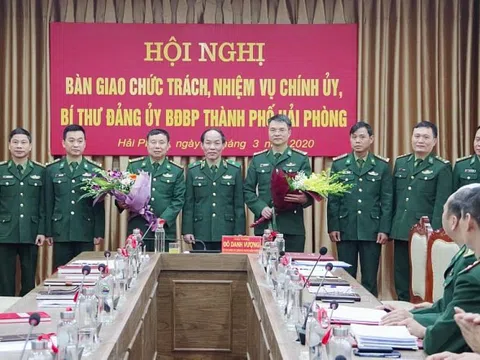 Bàn giao chức trách, nhiệm vụ chỉ huy Bộ đội Biên phòng Hải Phòng, Đà Nẵng, Lào Cai
