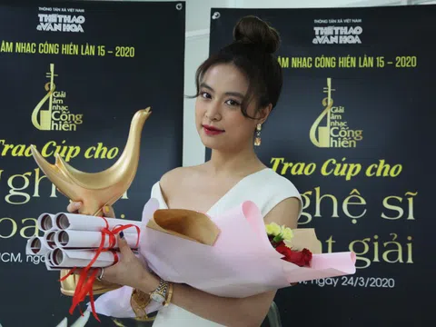 Hoàng Thùy Linh giành cú "ăn 4" - nhiều nhất lịch sử giải Âm nhạc Cống hiến
