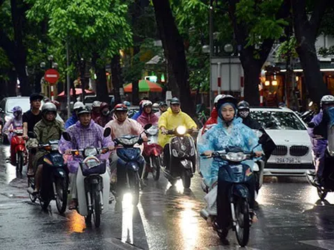 Mưa dông diện rộng ở Bắc Bộ và Bắc Trung Bộ, Tây Nguyên - Nam Bộ chiều tối mưa dông vài nơi