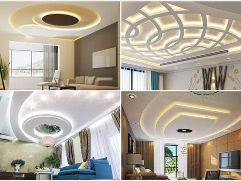 Những mẫu trần thạch cao đẹp và sang trọng bạn có thể tham khảo