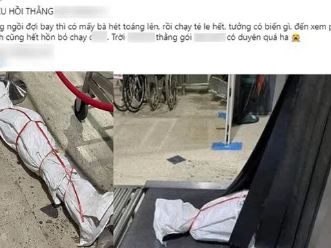 Xuất hiện vật thể lạ ở sân bay khiến khách hàng bỏ chạy
