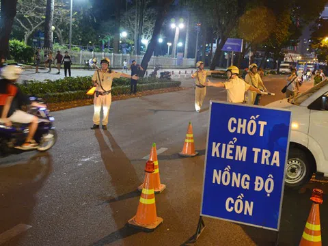 Xử lý nghiêm người điều khiển phương tiện giao thông vi phạm nồng độ cồn
