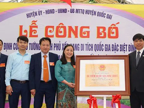 Chính phủ công nhận Đình làng So (Quốc Oai - Hà Nội) là Di tích Quốc gia Đặc biệt