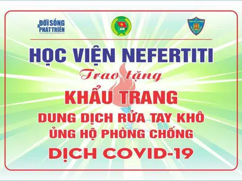Học viện Nefertiti - 98 Tây Sơn, Hà Nội chung tay phòng chống COVID19