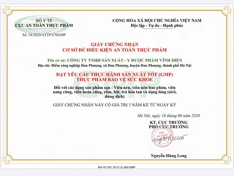 Bí mật về Nhà máy sản xuất TPCN hàng đầu Việt Nam