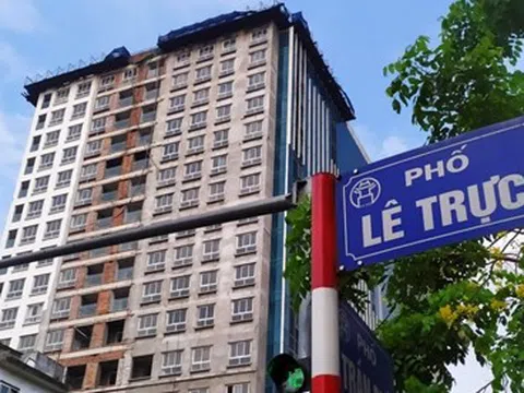 Hà Nội: Quận Ba Đình nhận trách nhiệm sai phạm tại công trình 8B Lê Trực