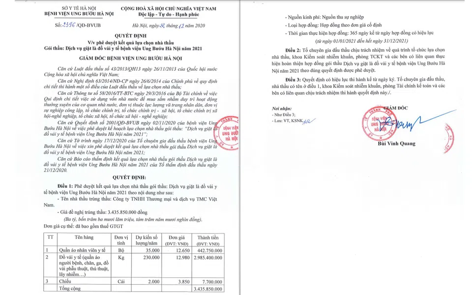 Nghi vấn gian lận hồ sơ, Công ty TMC Việt Nam vẫn trúng thầu tại bệnh viện Răng Hàm Mặt Trung ương