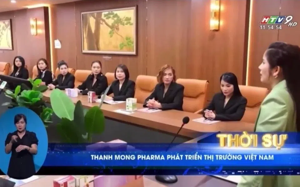 Truyền hình nói gì về thương hiệu chăm sóc sức khỏe, sắc đẹp Thanh Mong Pharma?